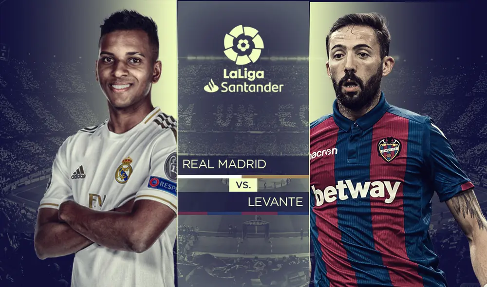 Real Madrid vs. Levante por la Liga Santander