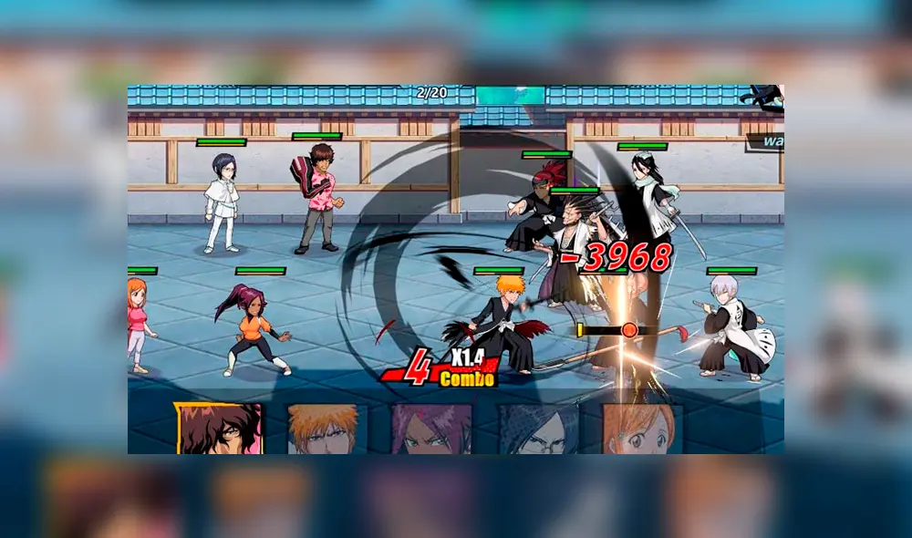 Bleach Immortal Souls es un videojuego gratis RPG por turnos.