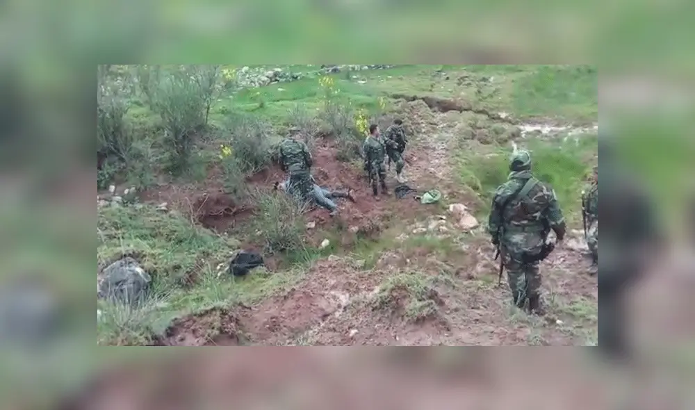 Ayacucho: tras balacera, capturan a narcoterrorista de Vraem y recuperan armamento [VIDEO]