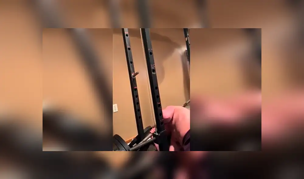 Tiktok viral: intenta presumir su nuevo gimnasio en casa y sufre terrible accidente que pudo costarle la vida