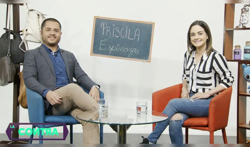 Priscila Espinoza en La Contra
