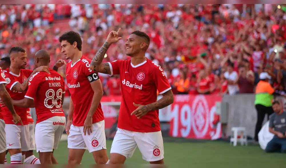 Internacional venció 3-1 a Cruzeiro con gol de Paolo Guerrero por el Brasileirao
