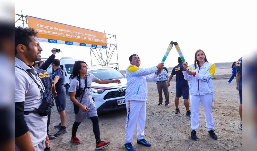 Juegos Panamericanos 2019: La antorcha se encendió en Chan Chan Juegos Panamericanos 2019: La antorcha se encendió en Chan Chan