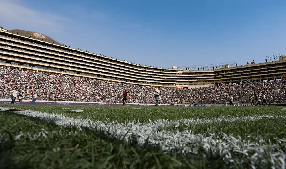Estadio Monumental se acondiciona para regreso de la Liga 1. | Foto: GLR