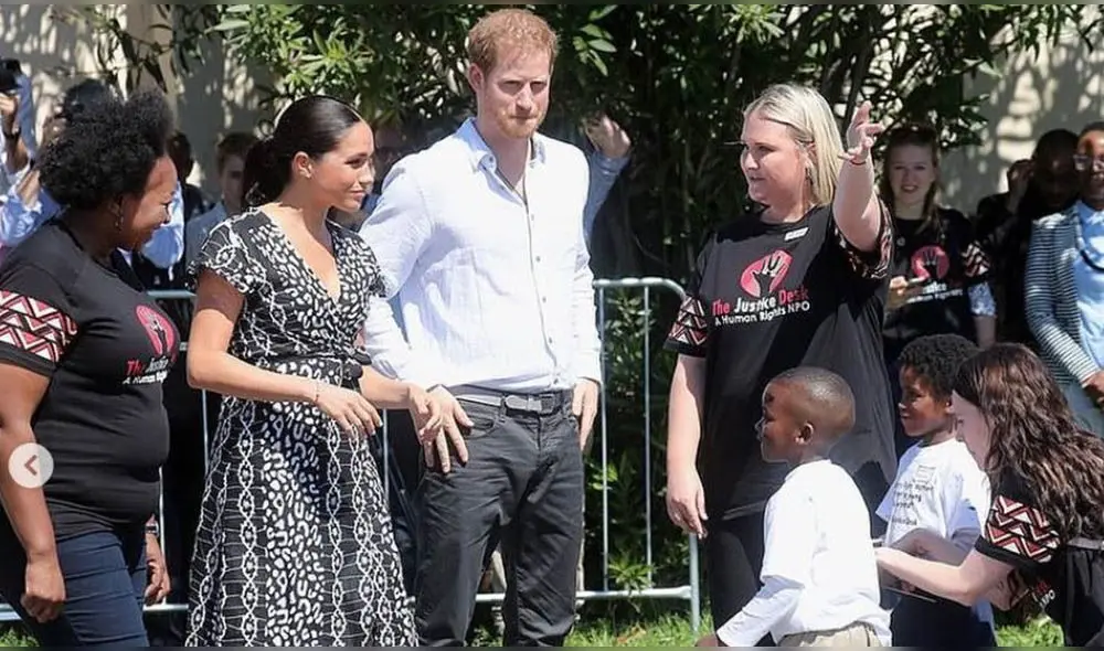 Meghan Markle y el príncipe Harry sorprenden en Sudáfrica