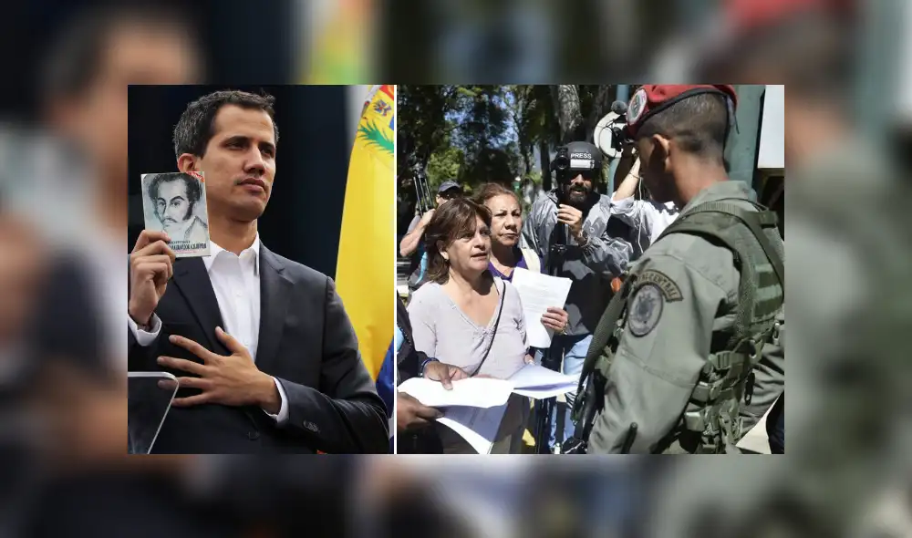 Juan Guaidó ofreció amnistía a militares y oposición recorre cuarteles para convencerlos