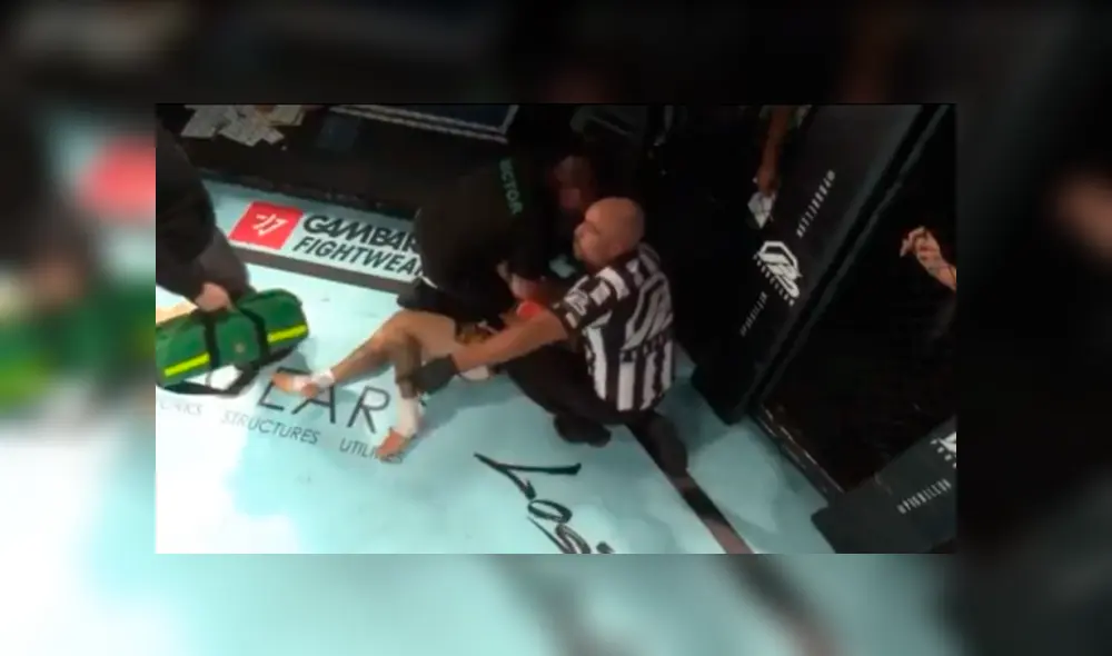 La increíble patada del luchador Davy Gallon es candidata a mejor nocaut del año La increíble patada del luchador Davy Gallon es candidata a mejor nocaut del año