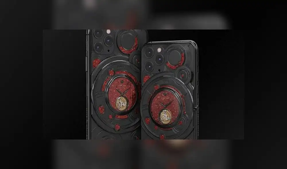 El iPhone en versión “Marte” empieza en 8.100 dólares.