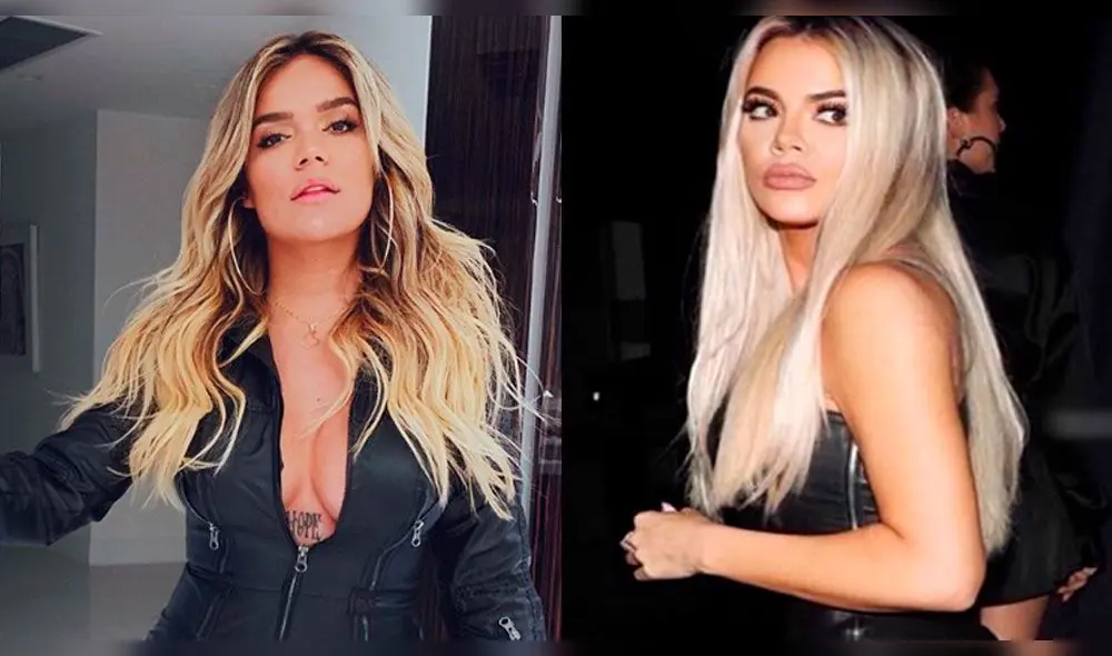 Fans de Karol G quedan deslumbrados por su gran parecido a Khloé Kardashian Fans de Karol G quedan deslumbrados por su gran parecido a Khloé Kardashian