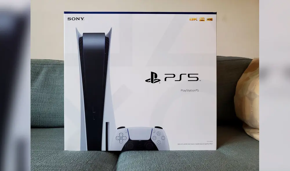 Desliza para ver más fotos de la PS5 en su caja. Foto: Twitter Desliza para ver más fotos de la PS5 en su caja. Foto: Twitter