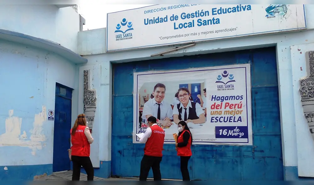 UGEL Santa pagos irregulares.