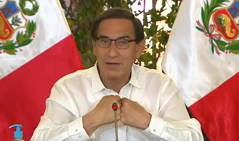 Presidente de la República volvió a instar a la ciudadanía a tomar todas las precauciones para evitar un nuevo aumento de contagios. (Foto: Captura de video / TV Perú)