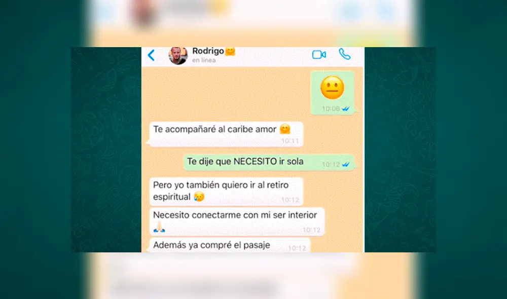 WhatsApp: Mujer infiel quiso viajar con su ex pareja, pero su novio la descubre y esto pasa [VIDEO]