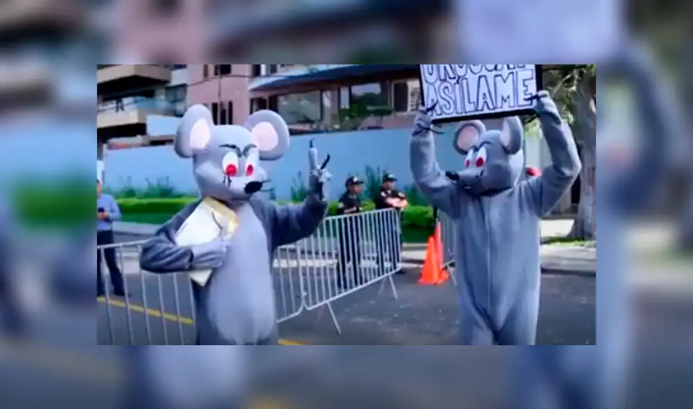 Facebook: "ratas" acudieron a la embajada de Uruguay para pedir "asilo" al igual que Alan García [VIDEO]