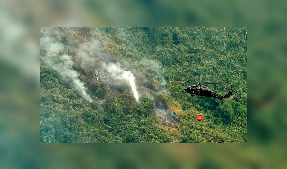 Los incendios forestales causan alarma en  Colombia. Foto: AFP.