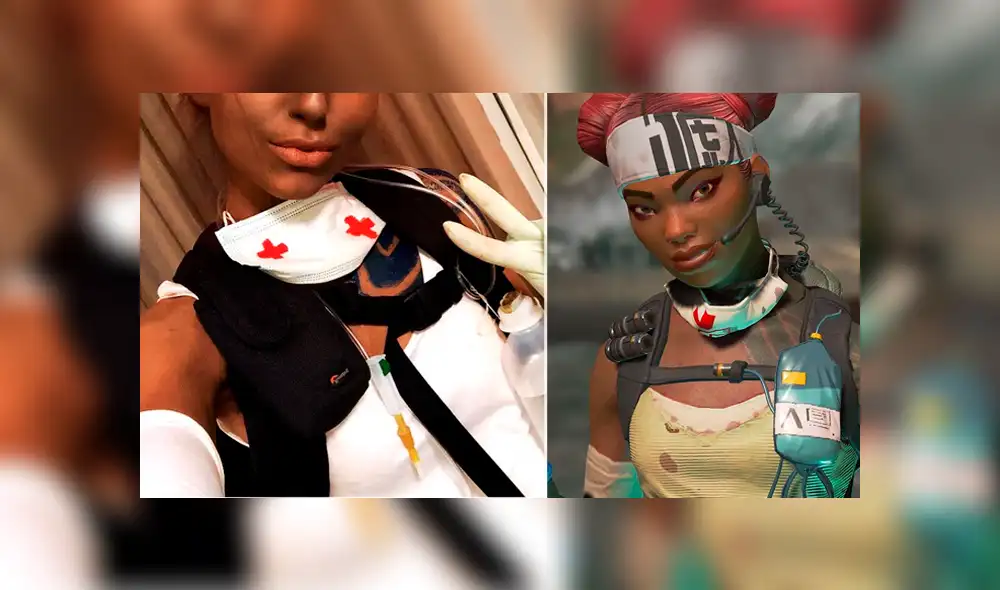 Utilizó capa negra como maquillaje para su cosplay de Apex Legends y le suspenden la cuenta [FOTO]