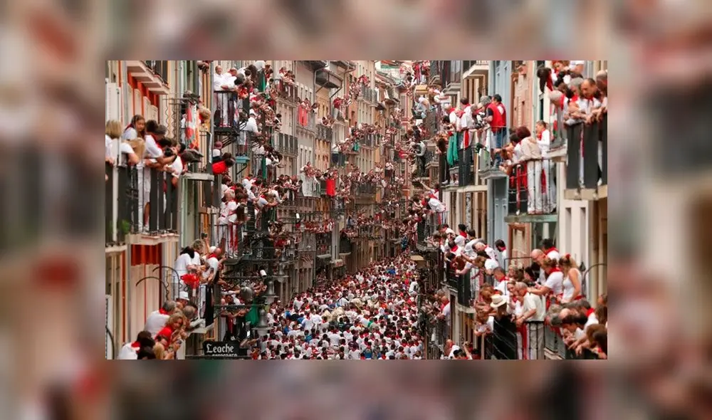 Fiesta de San Fermín, norte de España. Foto: Reuters.