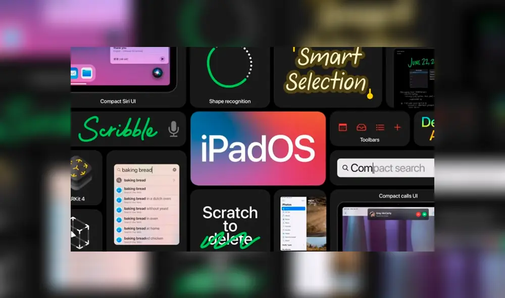 Apple presenta iPadOS 14, el nuevo sistema operativo del iPad. Foto: Apple. Apple presenta iPadOS 14, el nuevo sistema operativo del iPad. Foto: Apple.