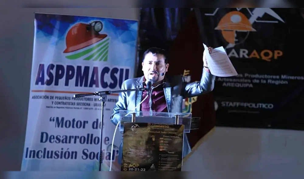 Gobernador de Arequipa presenta ordenanza para agilizar formalización de 15 mil mineros artesanales. Foto: GRA