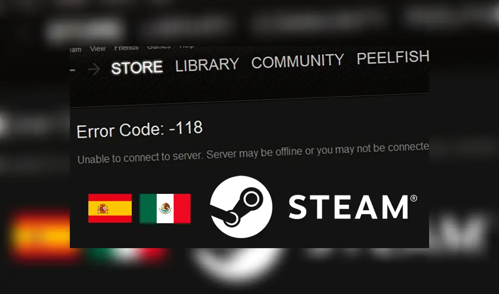 Error 503 aparece a millones de usuarios de Steam en España y México. Error 503 aparece a millones de usuarios de Steam en España y México.