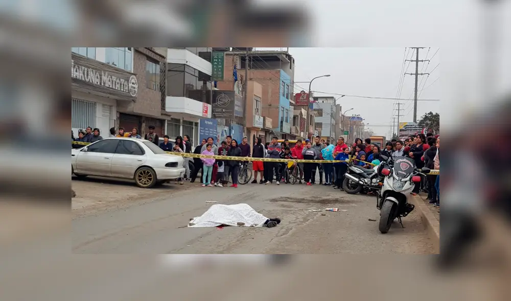 Joven es asesinado en Carabayllo. Foto: RTV Joven es asesinado en Carabayllo. Foto: RTV