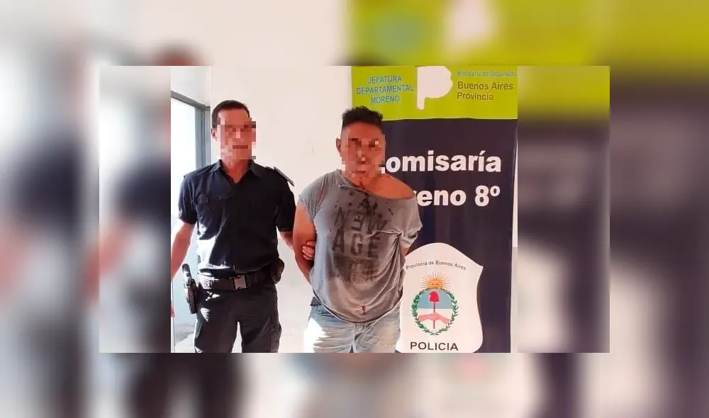 El delincuente fue detenido.