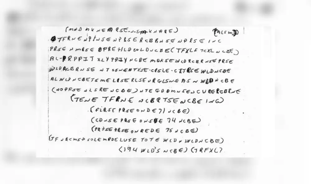 Lo primero que hizo la policía fue pasarle las notas al FBI, quienes las mantuvieron en secreto, incluso a la familia del propio McCormick. Foto: Difusión.