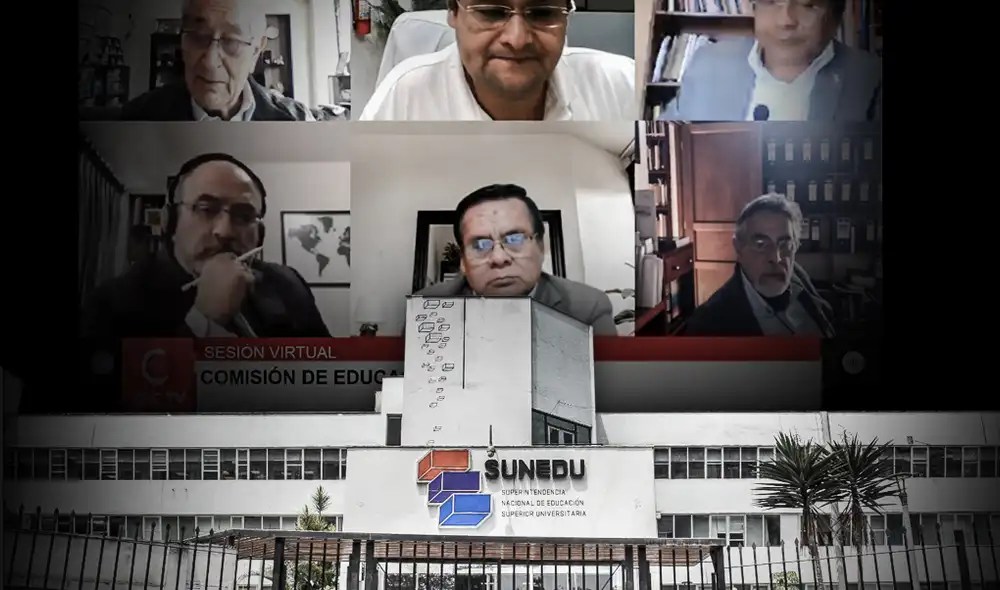 Los miembros que conforman la Comisión de Educación del Congreso tienen vínculos con universidades que no han recibido el licenciamiento de la Sunedu por no cumplir con los requisitos básicos. (Foto: Composición LR)