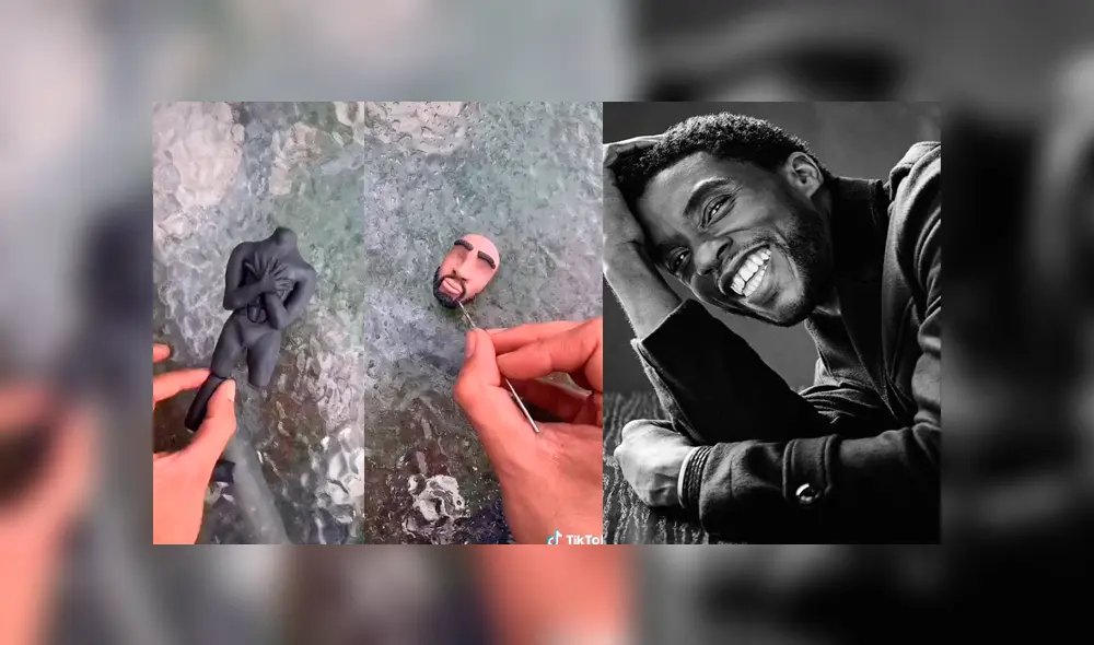 Desliza las imágenes para ver la increíble escultura que hizo este joven artista de Black Panther. Fotocapturas: Abi Mont/TikTok Desliza las imágenes para ver la increíble escultura que hizo este joven artista de Black Panther. Fotocapturas: Abi Mont/TikTok