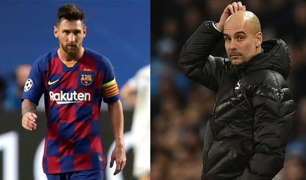 Manchester City solo ficharía a Messi si llega como jugador libre. Por ello, Guardiola habría optado por recomendar al jugador seguir en el 'Barza'. Foto: AFP. Manchester City solo ficharía a Messi si llega como jugador libre. Por ello, Guardiola habría optado por recomendar al jugador seguir en el 'Barza'. Foto: AFP.