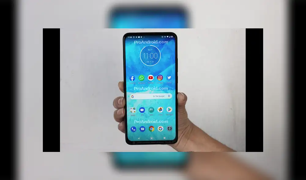 Imágenes filtradas del Motorola One Hyper. | Foto: ProAndroid.