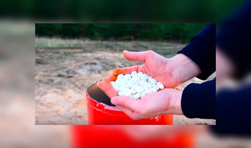 Desliza hacia la izquierda para ver el resultado del experimento que se viralizó en YouTube.