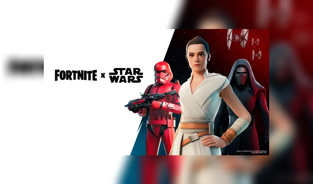 Las skins de Star Wars llegan para la celebración de "May the Force" y por primera vez a la Temporada 2 de Fortnite.