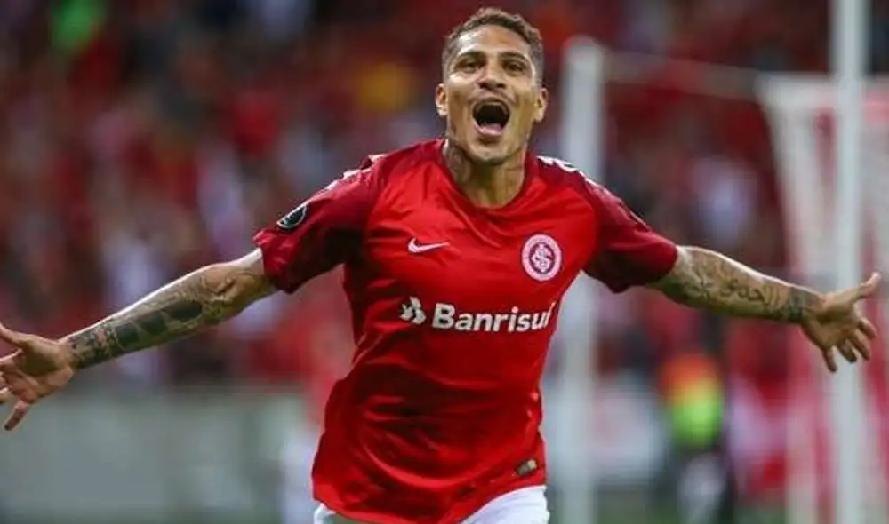 Saludo de Paolo Guerrero para el Inter de Porto Alegre.
