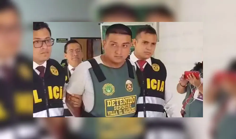 Detenido presenta en su haber 10 denuncias por violencia y 5 por robo. (Foto: Captura de video / GLR - URPI) Detenido presenta en su haber 10 denuncias por violencia y 5 por robo. (Foto: Captura de video / GLR - URPI)
