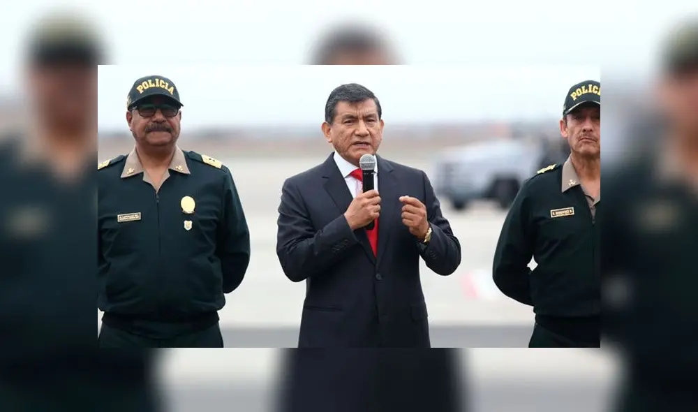 Ministro del interior Carlos Morán