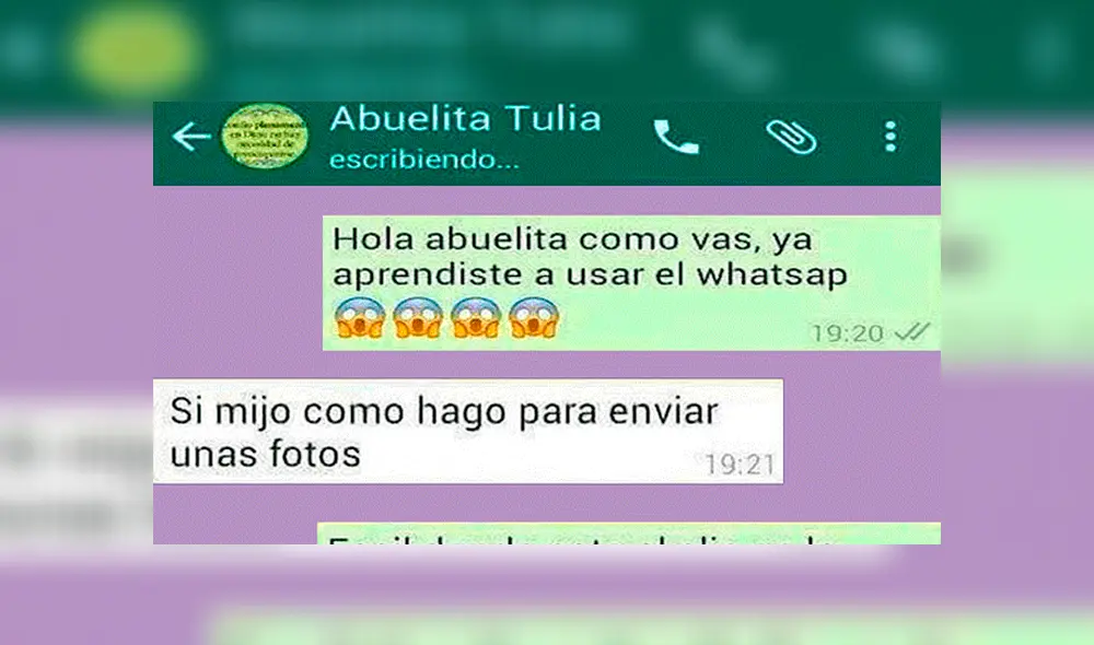 WhatsApp: Abuela envía, por error, fotos íntimas a su nieto [FOTOS] 