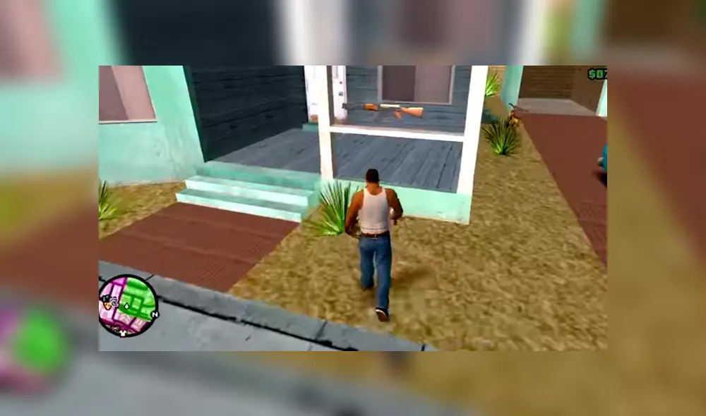 Desliza para ver lo que hay en la casa de 'Big Smoke' después de su muerte en GTA San Andreas. Foto: Captura.