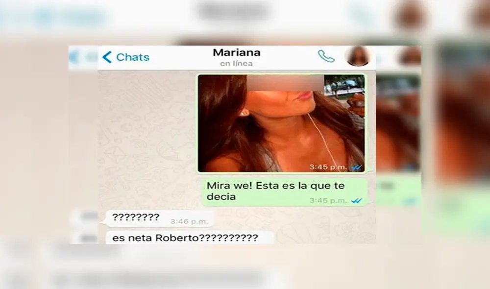 WhatsApp: recibe por error fotos de la amante del esposo y reacciona así [FOTOS]