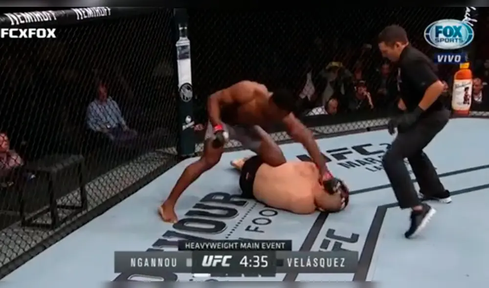 UFC Fight Night: Francis Ngannou destruyó a Cain Velasquez en 26 segundos [RESUMEN]