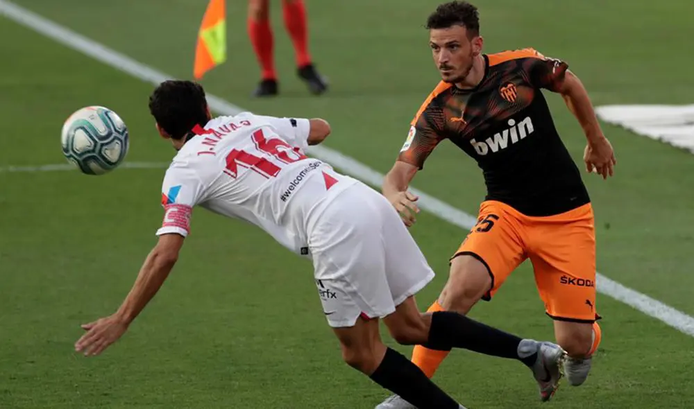Sevilla vs. Valencia EN VIVO: sigue AQUÍ el partido por la última fecha de LaLiga Santander. Foto: EFE.