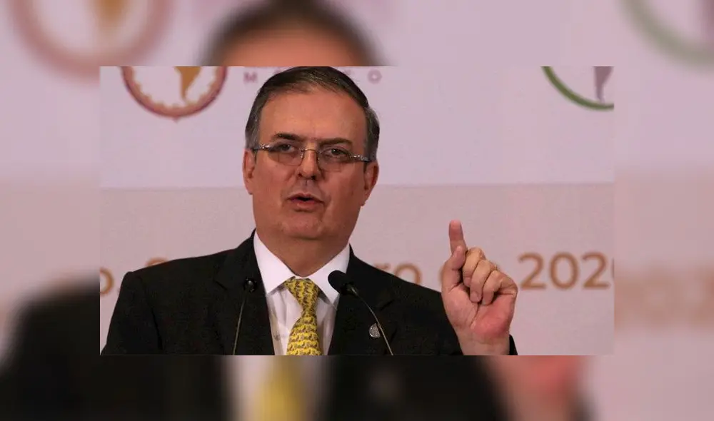 Marcelo Ebrard, secretario de Relaciones Exteriores. - Fuente: Cuartoscuro