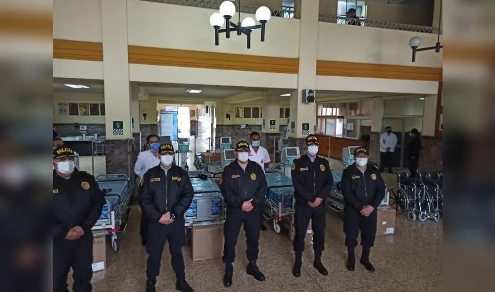 Se instalarán cinco camas UCI en el hospital de la Policía, Luis N, Saenz, en Jesús María, y se enviarán tres a Chiclayo. / Créditos: Joel Robles / URPI-GLR