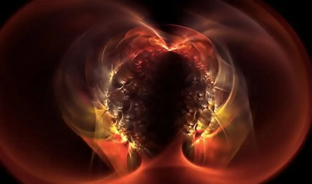 Representación artística de un magnetar. Foto: Nanda Rea y Jeff Michaud