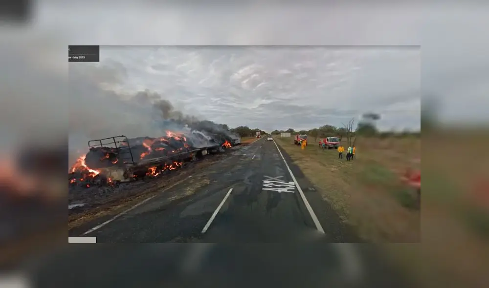 Desliza las imágenes para ver la trágica escena que se logró registrar en Australia. Foto: Google Maps Desliza las imágenes para ver la trágica escena que se logró registrar en Australia. Foto: Google Maps