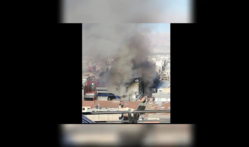 Incendio en Huancayo Incendio en Huancayo