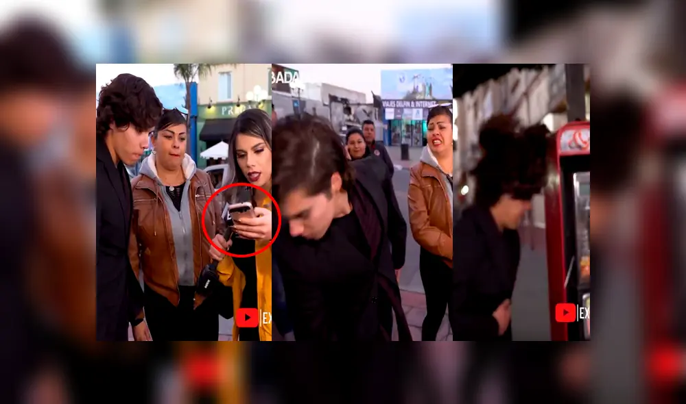 Vía YouTube: mujer mayor que le era infiel a joven fue desenmascarada por la 'chica Badabun'  [VIDEO]