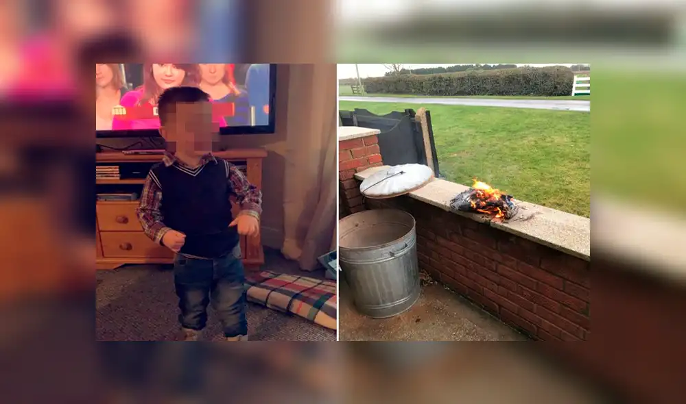 Mensajero arruina la Navidad de un niño al ocasionar que paquete de regalos termine convertido en cenizas 