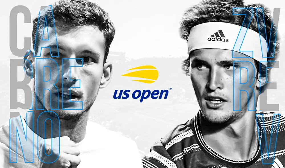 Pablo Carreño vs. Alexander Zverev EN VIVO por la semifinal del US Open 2020. Gráfica: Fabrizio Oviedo/La República
