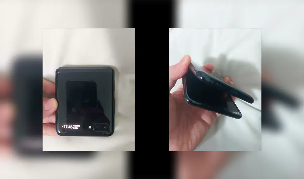 El teléfono presenta un diseño en forma de concha similar al Motorola Razr. El teléfono presenta un diseño en forma de concha similar al Motorola Razr.